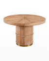 Jonathan Adler Brussels Expandable Dining Table In Brown
