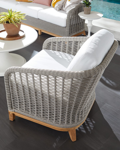 Palecek Pacifica Outdoor Lounge Chair In Gray