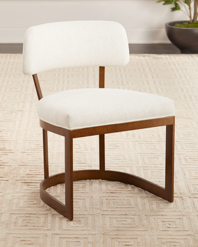 Palecek Conrad Side Chair In White