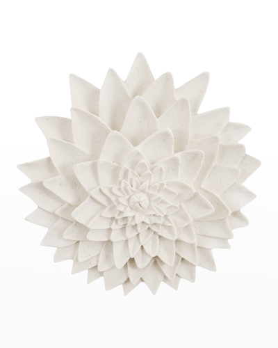 The Phillips Collection Dahlia Flower Wall Art In White