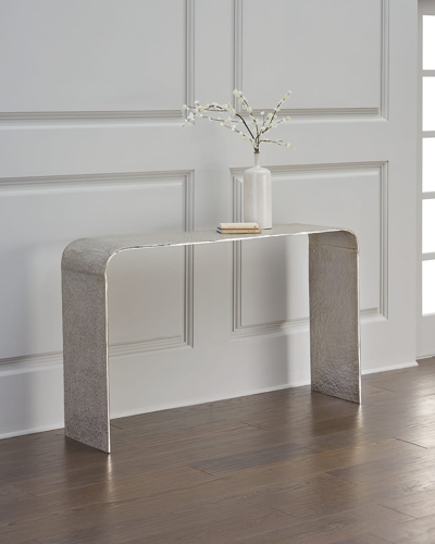 John-richard Collection Textured Console Table In Neutral