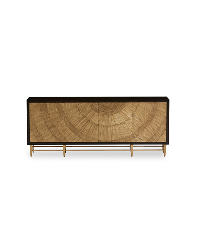 John-richard Collection Radiate Sideboard In Brown/gold