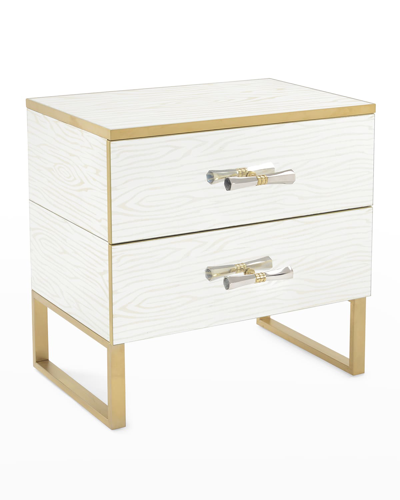 John-richard Collection Tribeca 2-drawer Nightstand In White