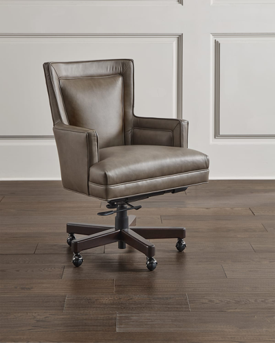 Hooker Furniture Rosa Executive Swivel Tilt Chair In Brown