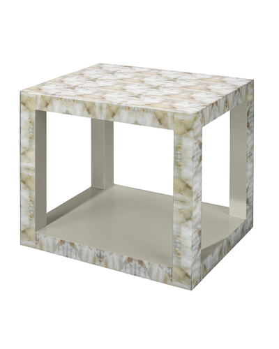 Jamie Young Fragment Side Table In Grey