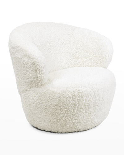 Regina Andrew Myra Swivel Chair In White