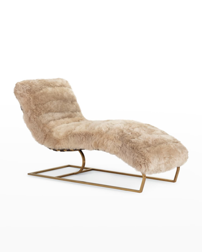 Regina Andrew Siesta Chaise Lounge Chair In Natural