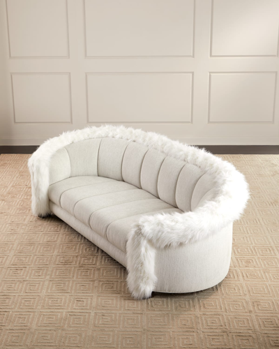 Haute House Mariah Sofa, 103" In White