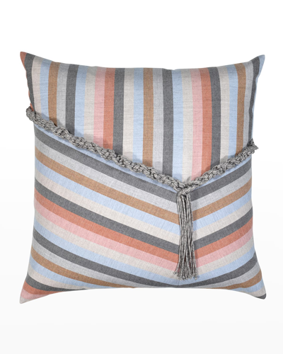 Elaine Smith Corsica Smoke Indoor/outdoor Pillow, 20"sq In Multi