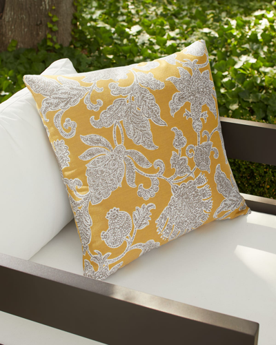 Elaine Smith Transpire Decorative Pillow In Yellow
