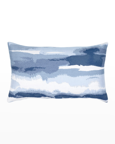 Elaine Smith Impression Outdoor Lumbar Pillow - 12" 20" In Lake