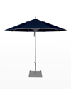 California Umbrella 9' Commercial Grade Umbrella With Base In Navy