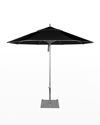 California Umbrella 9' Commercial Grade Umbrella With Base In Black
