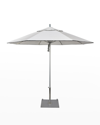 California Umbrella 9' Commercial Grade Umbrella With Base In Natural