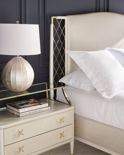 Caracole All Dolled Up Nightstand In White