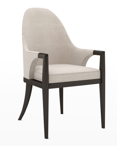 Caracole Natural Choice Arm Chair In Beige