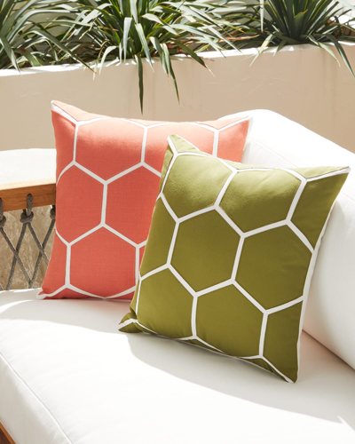 Eastern Accents Tamaya Hexagon Decorative Pillow In Multi