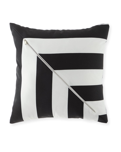 Eastern Accents Kubo Zipper Decorative Pillow In Black