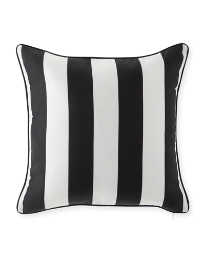 Eastern Accents Kubo Vertical Stripe Decorative Pillow In Black