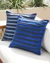 Eastern Accents Plisse Pleated Decorative Pillow In Admiral