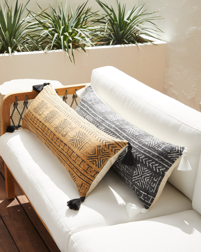 Eastern Accents Seydou Tassel Decorative Pillow In White