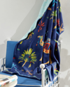 John Robshaw Dhule Resort Towel In Blue