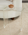 John-richard Collection Small Crystal Nesting Table In Crystal