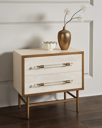 John-richard Collection Suteki Nightstand In White