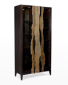 John-richard Collection River's Edge Display Cabinet In Espresso