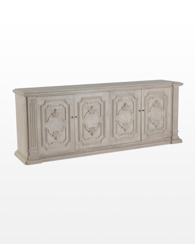 Peninsula Home Collection Viridienne Buffet Table In Antique White