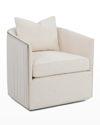 John-richard Collection Sonoma Swivel Chair In Ivory