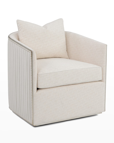 John-richard Collection Sonoma Swivel Chair In Ivory