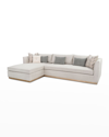 John-richard Collection Paris Left Chaise Sectional In Neutral