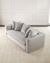 Haute House Donovan Sofa, 100" In Gray