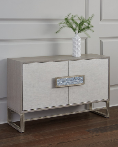 John-richard Collection Blanchet Cabinet In Gray