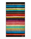 Missoni Giacomo Beach Towel In Multi Pattern