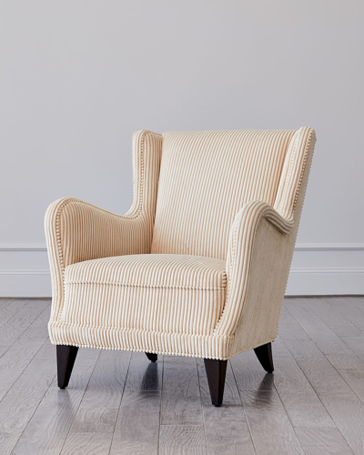 Global Views Darlo Corduroy Club Chair In Neutral