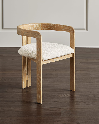 Interlude Home Burke Dining Chair In Tan