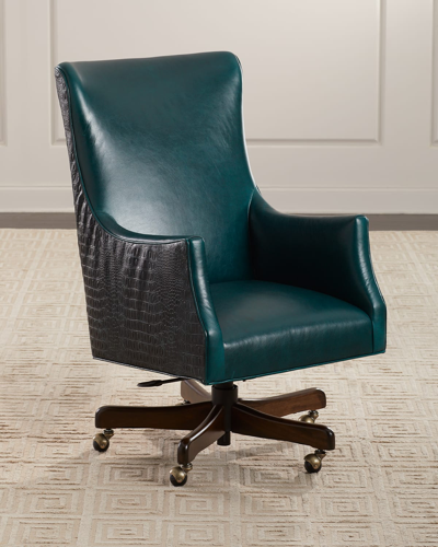 Massoud Anthea Office Chair In Teal