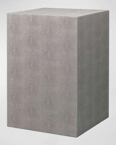 Jamie Young Structure Square Side Table In Grey