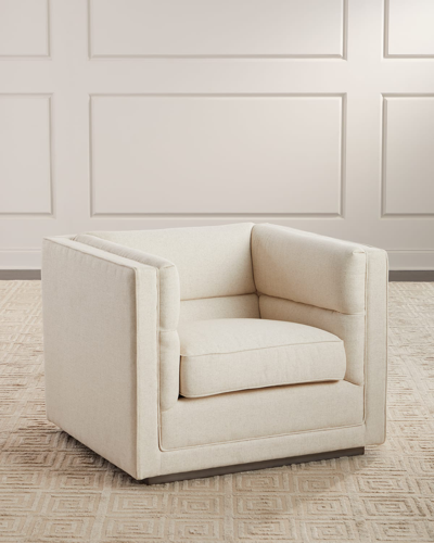 Regina Andrew Alexis Linen Chair In Off White