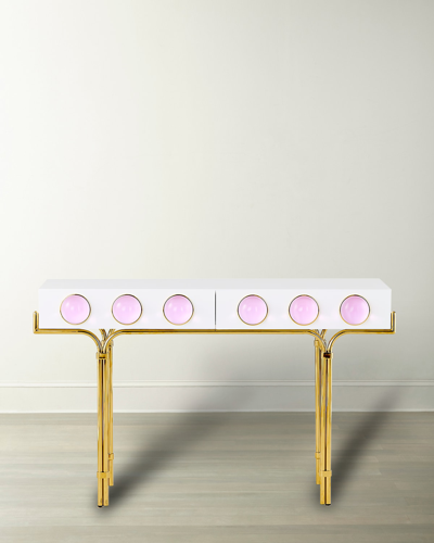 Jonathan Adler Globo Console - Limited Edition In Pink