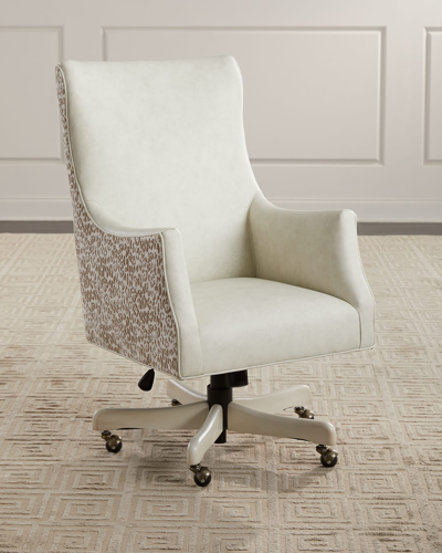 Massoud Sheri Office Chair In Ivory