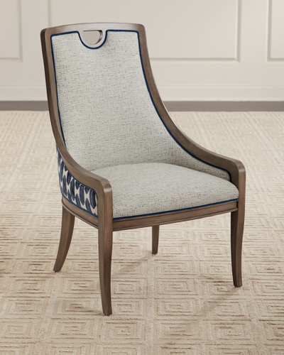 Massoud Charmaine Dining Chair In Blue
