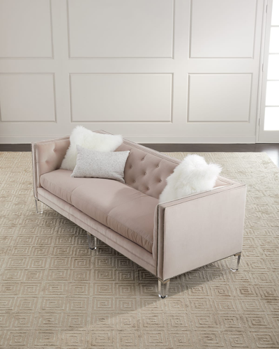 Massoud Odiliah Sofa - 90" In Pink