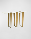 Arteriors Octavia Console Table In White