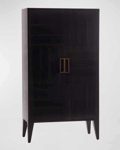 Arteriors Maher Tall Cabinet In Black