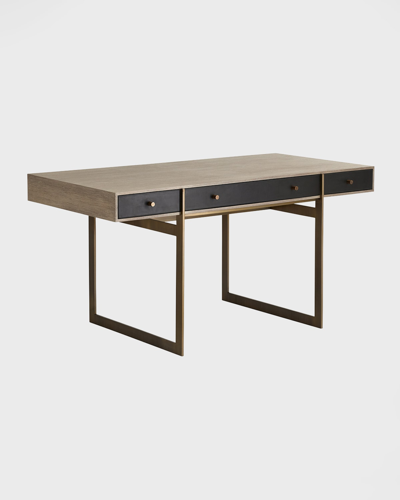 Arteriors Ollie Writing Desk In Grey