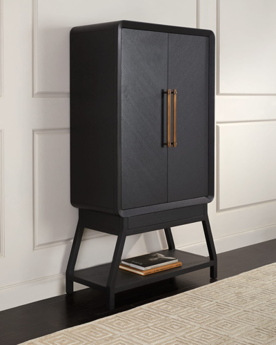 Arteriors Cantu Tall Cabinet In Black