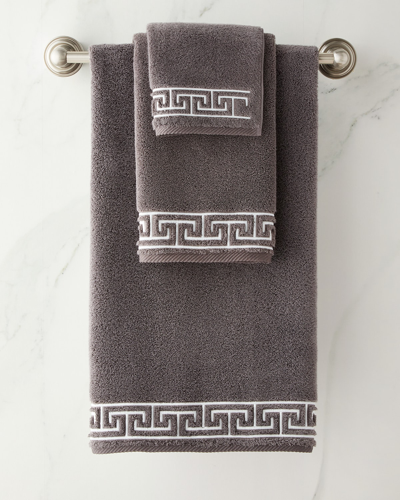 Matouk Adelphi Bath Towel In Charcoal